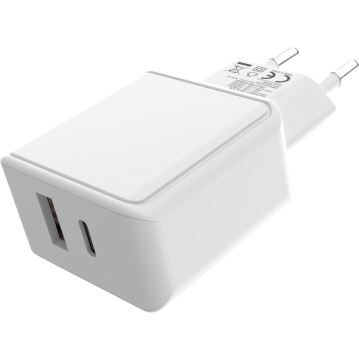GNG 20W USB-C + USB-A Oplader