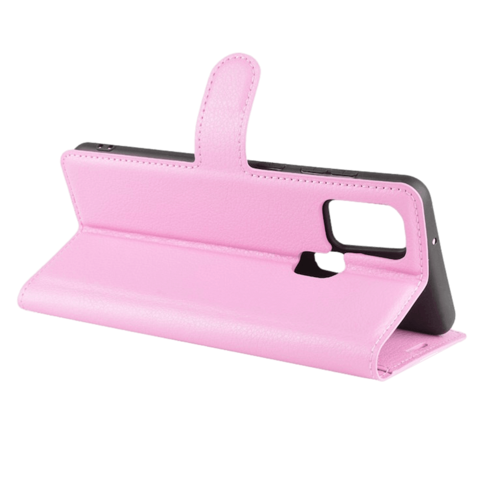 Mocaa Samsung Galaxy A21s Portemonnee Hoesje Pasjes Roze