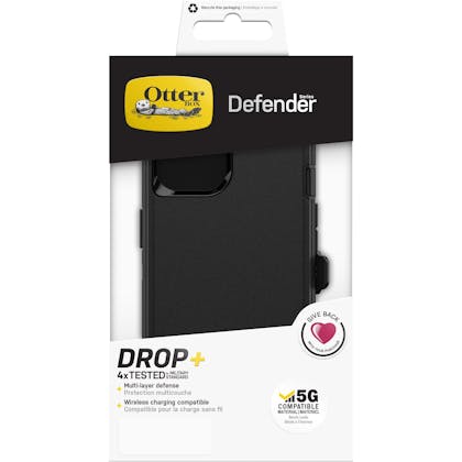 Otterbox iPhone 13 Defender Hoesje Zwart