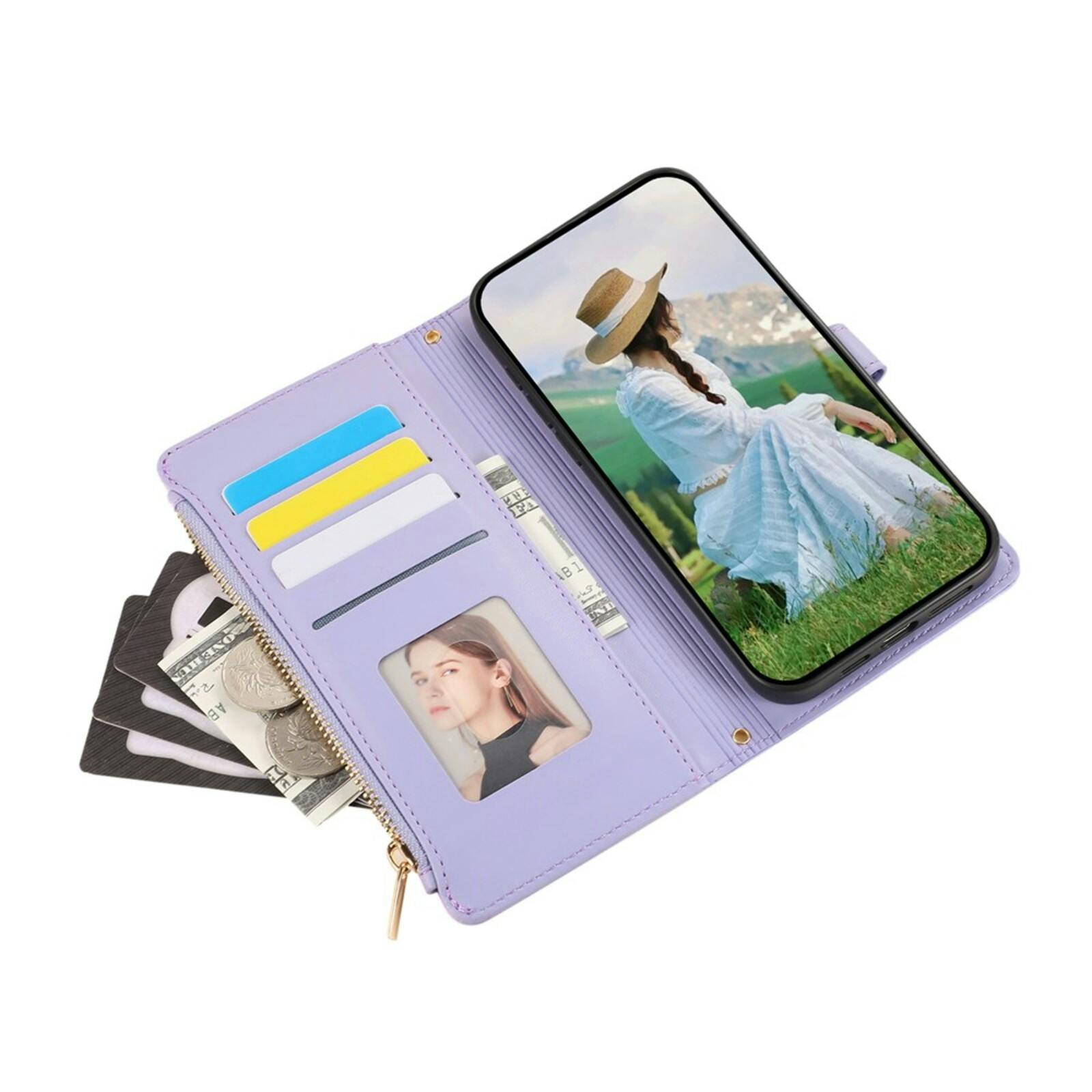 TwoTone Samsung Galaxy A57 Wallet Hoesje Paars