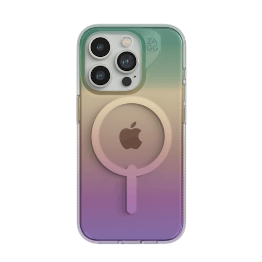 ZAGG iPhone 15 Pro Milan Snap MagSafe Hoesje Holografisch - Achterkant