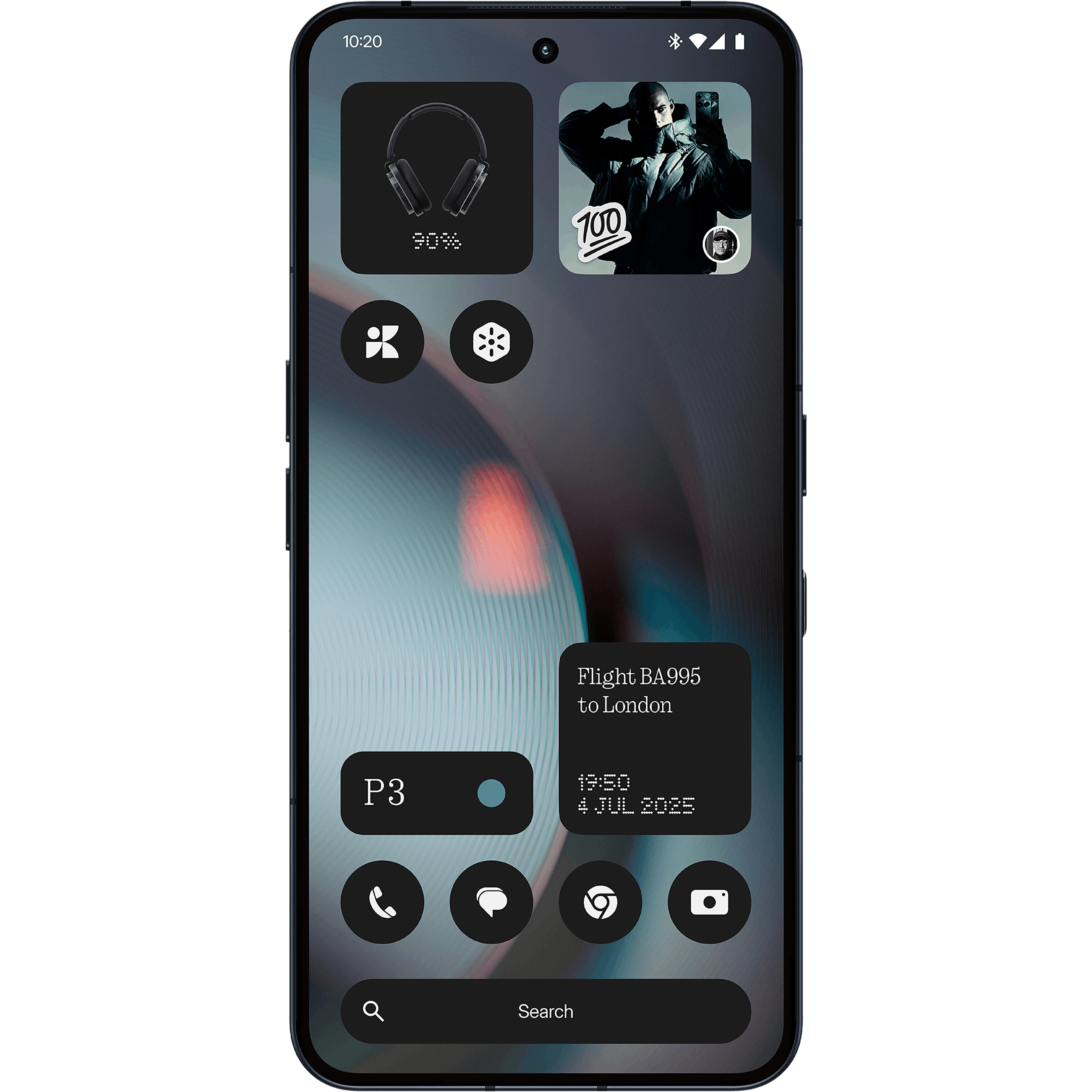 Nothing Phone (3) Black - Voorkant