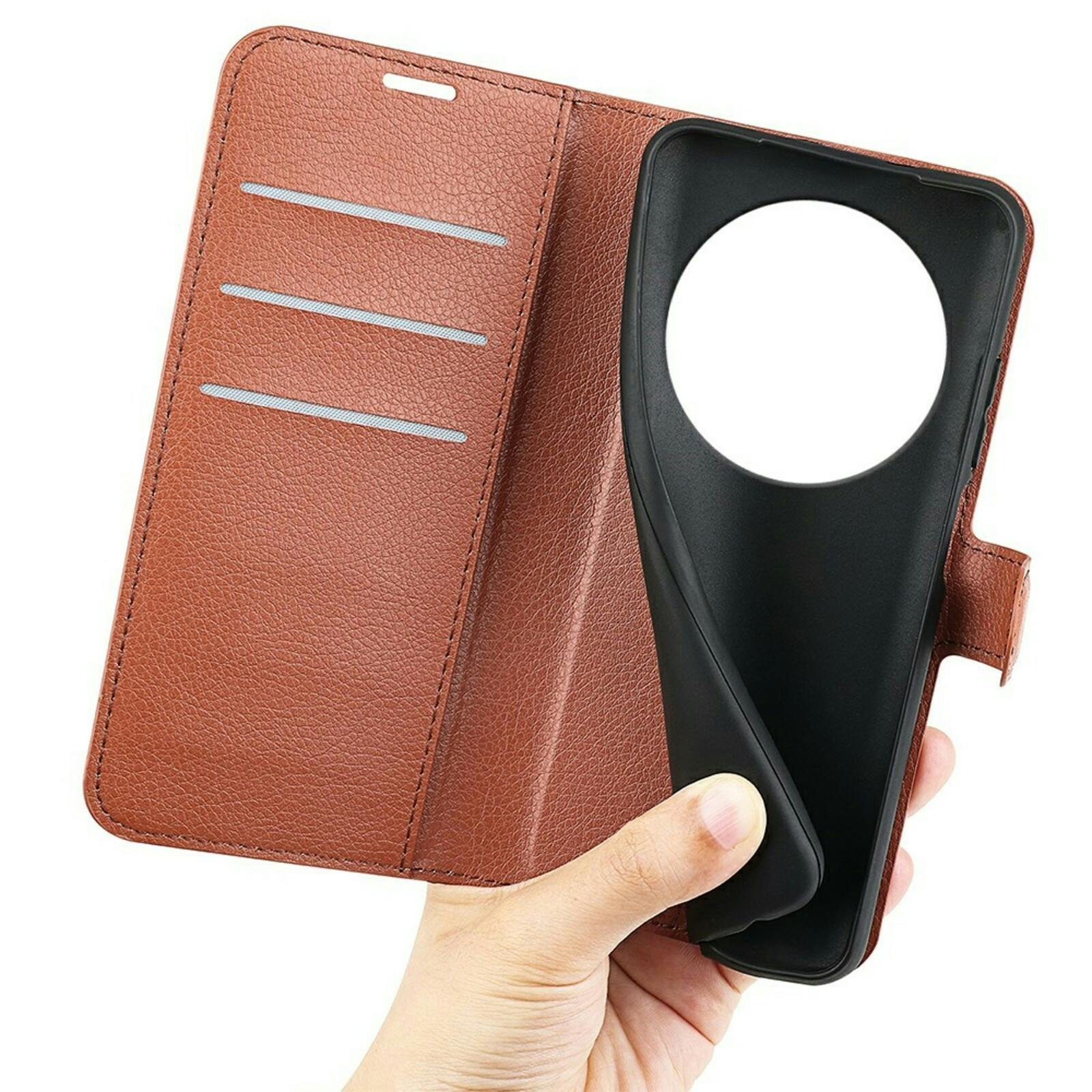 Mocaa Xiaomi Redmi 14C Slim-Fit Book Case Bruin