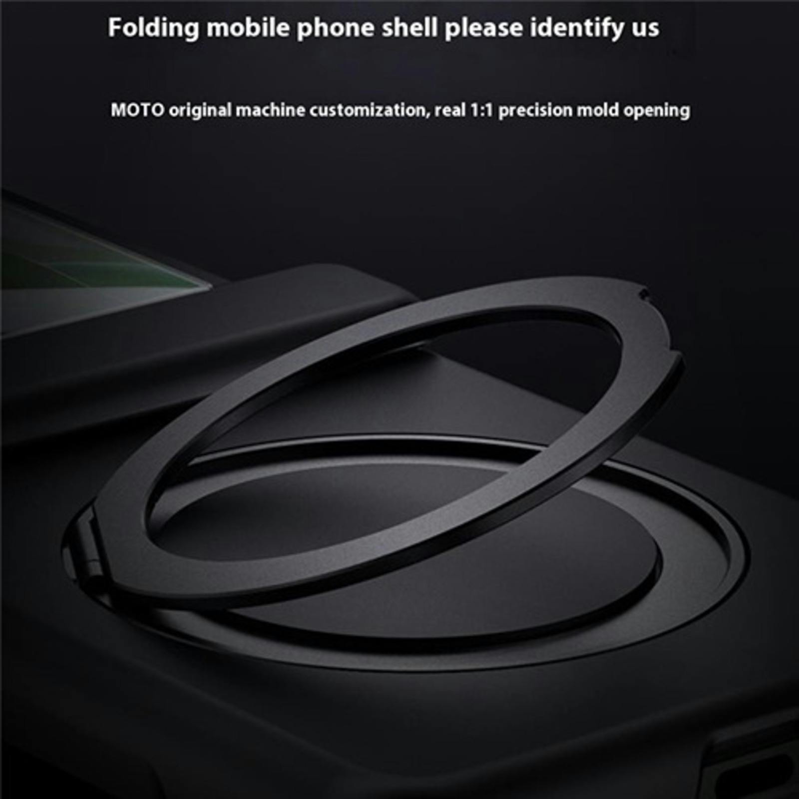 CaseBody Motorola Razr 60 Ultra MagSafe Kickstand Hoesje met Screenprotector Zwart