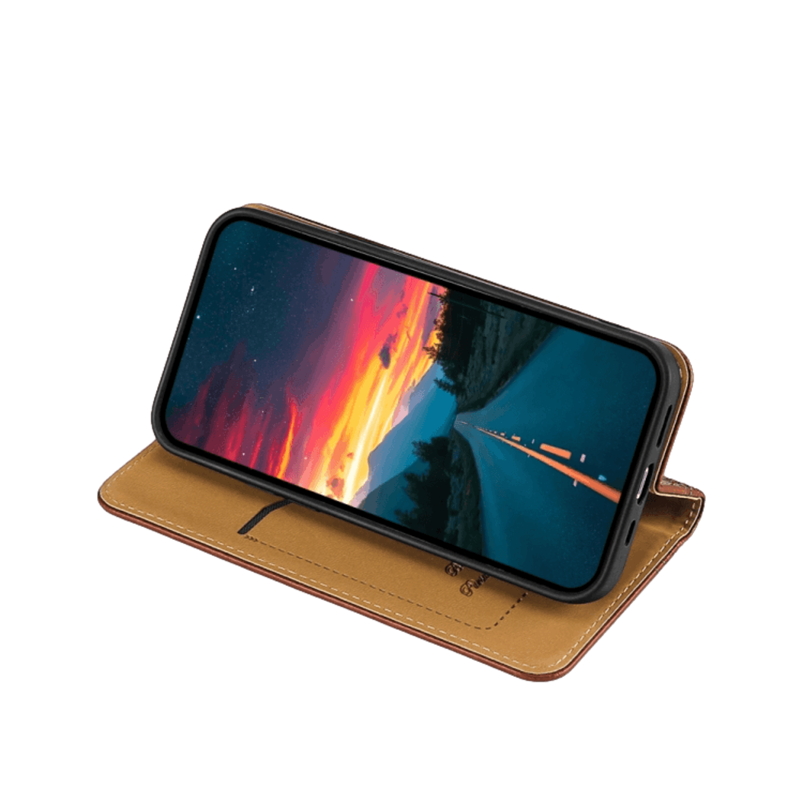 CaseBody OnePlus Nord 2T Retro Hoesje met Pasruimte Bruin