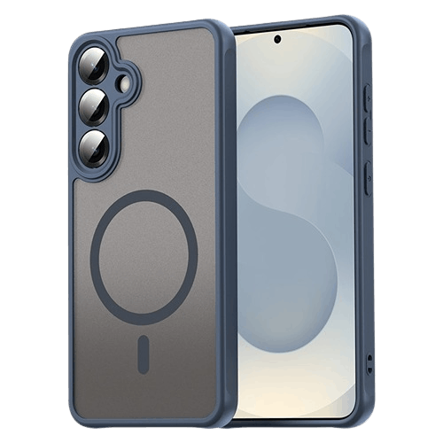 CaseBody Samsung A36 Slim Anti-Shock MagSafe Hoesje Blauw