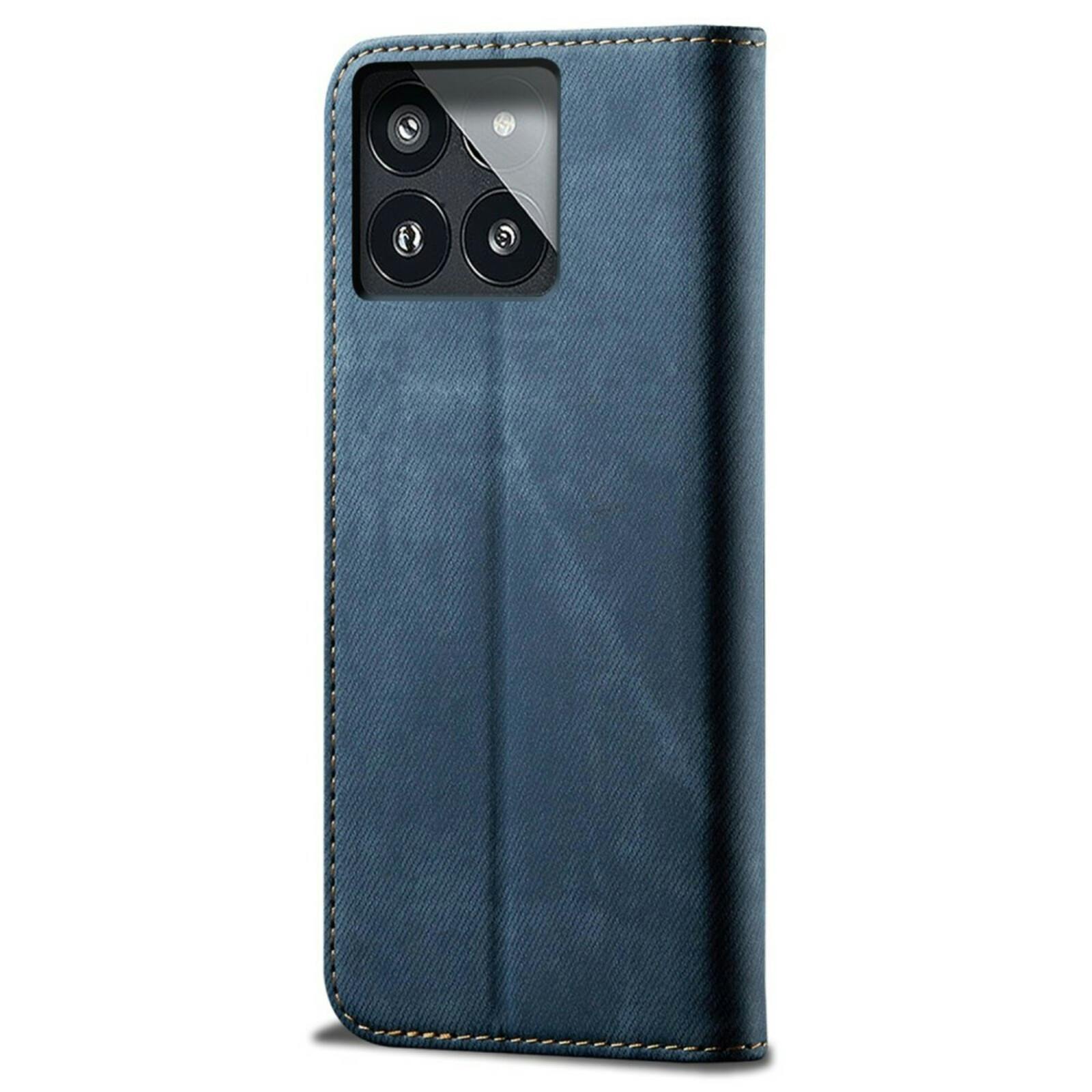 CaseBody POCO X6 Pro Denim Bookcase Blauw