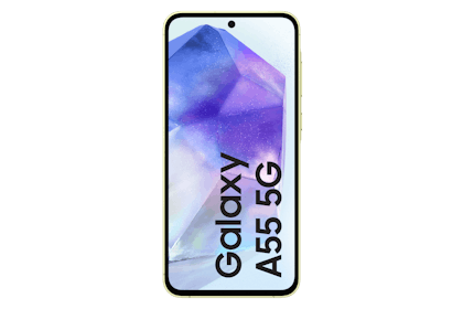 Samsung Galaxy A55 5G Awesome Lemon - Voorkant