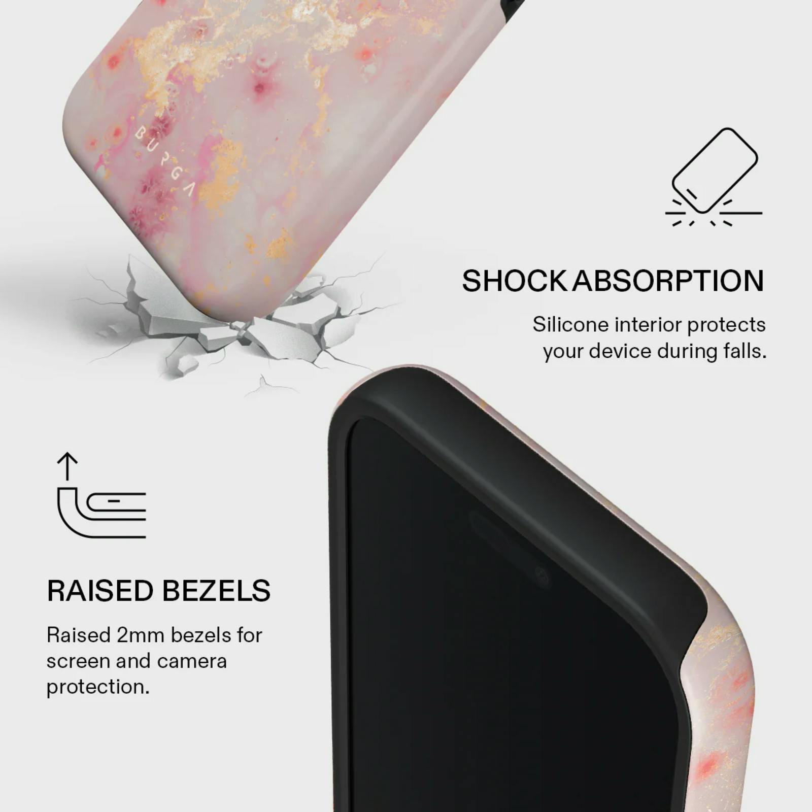 Burga iPhone 17 Pro MagSafe Case Golden Coral