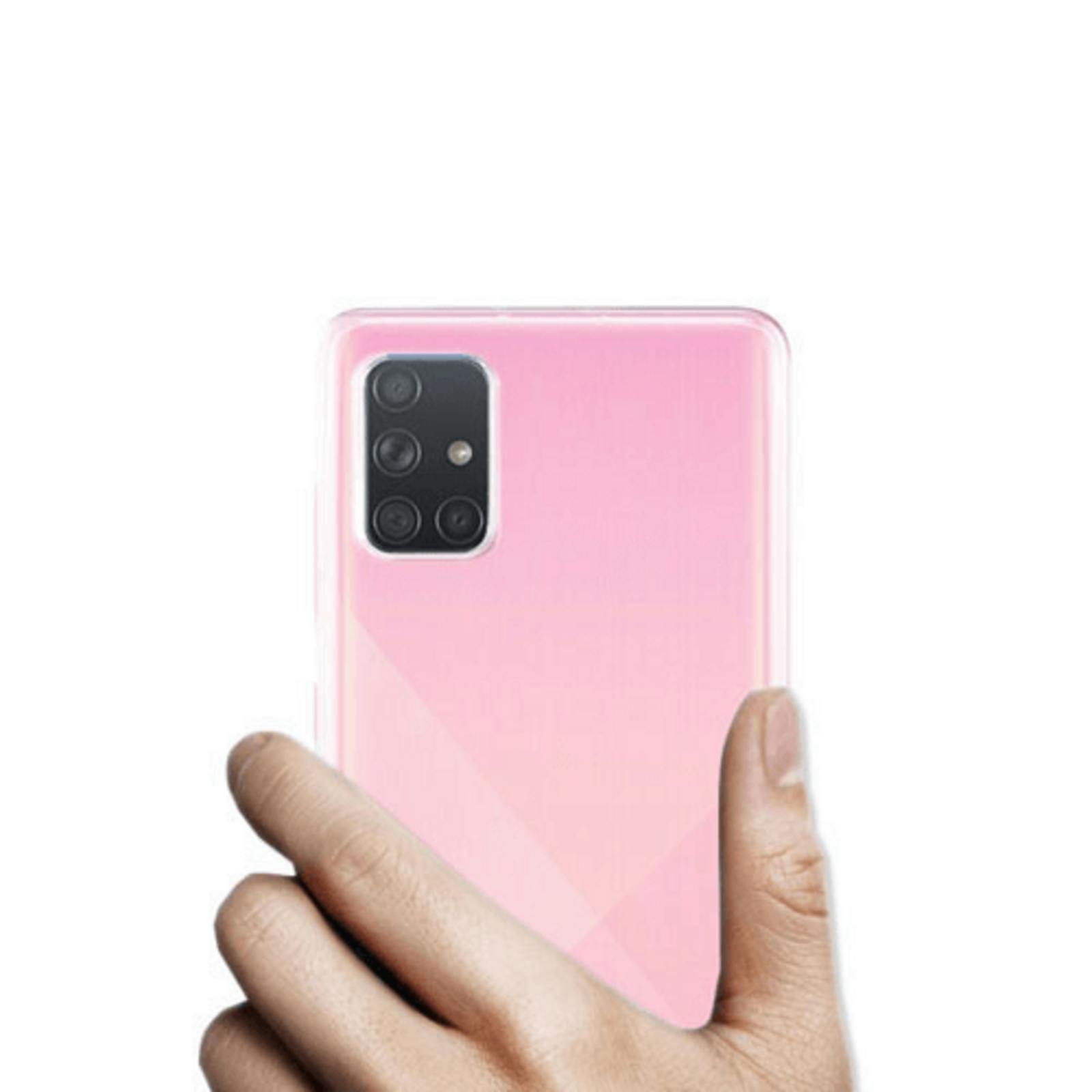 Mocaa Samsung Galaxy A71 0.75mm Doorzichtig Beschermhoesje Transparant