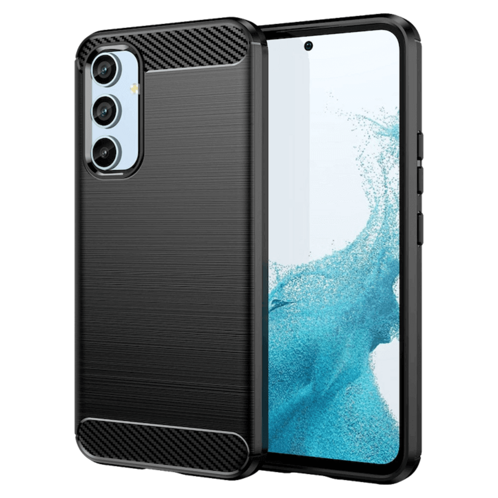 Mocaa Samsung Galaxy A34 Schokbestendig Hoesje Zwart