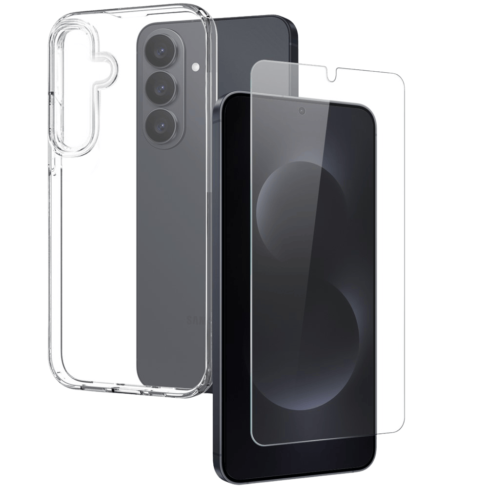 Northjo Samsung Galaxy S26 Plus Hoesje en Screenprotector Transparant