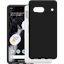 Just in Case Pixel 7a Siliconen (TPU) Hoesje Zwart - Voorkant