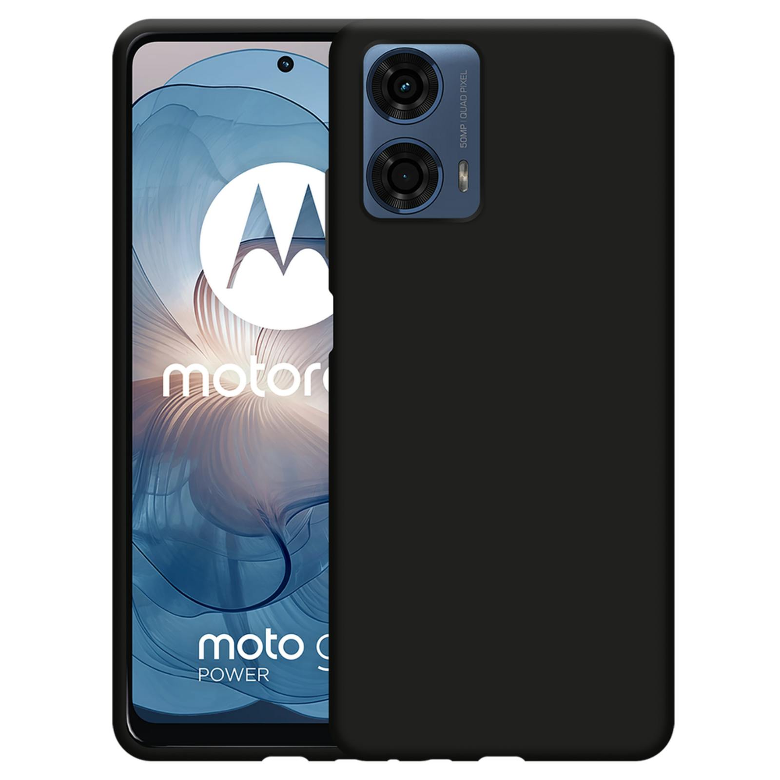 Just in Case Motorola Moto G04(s)/G24 (Power) Siliconen (TPU) Hoesje Zwart