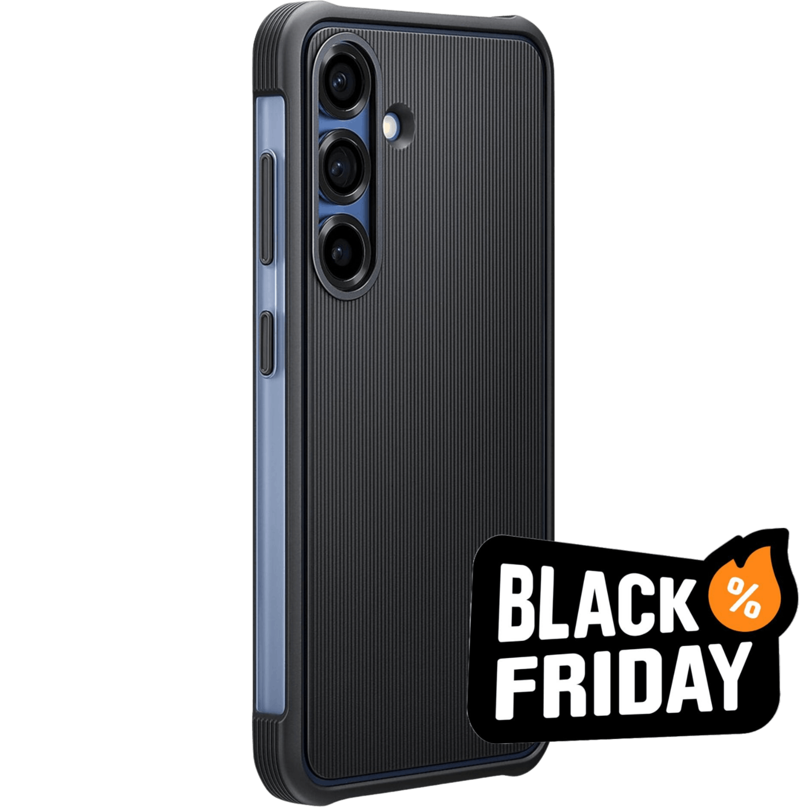 Samsung Galaxy S25 Rugged Hoesje Zwart