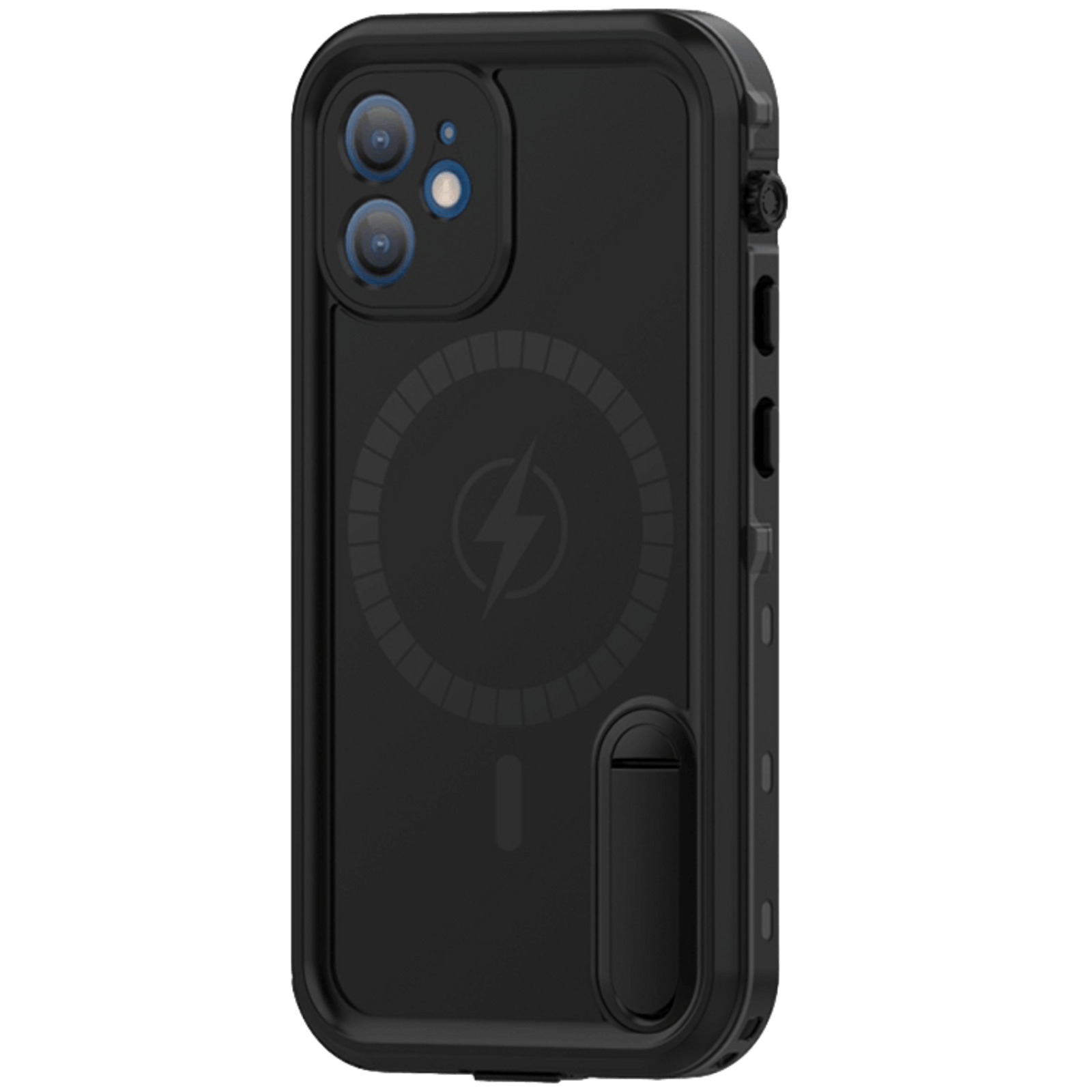 REDPEPPER iPhone 12 (Pro) Dot Pro Waterproof Beschermhoes Zwart