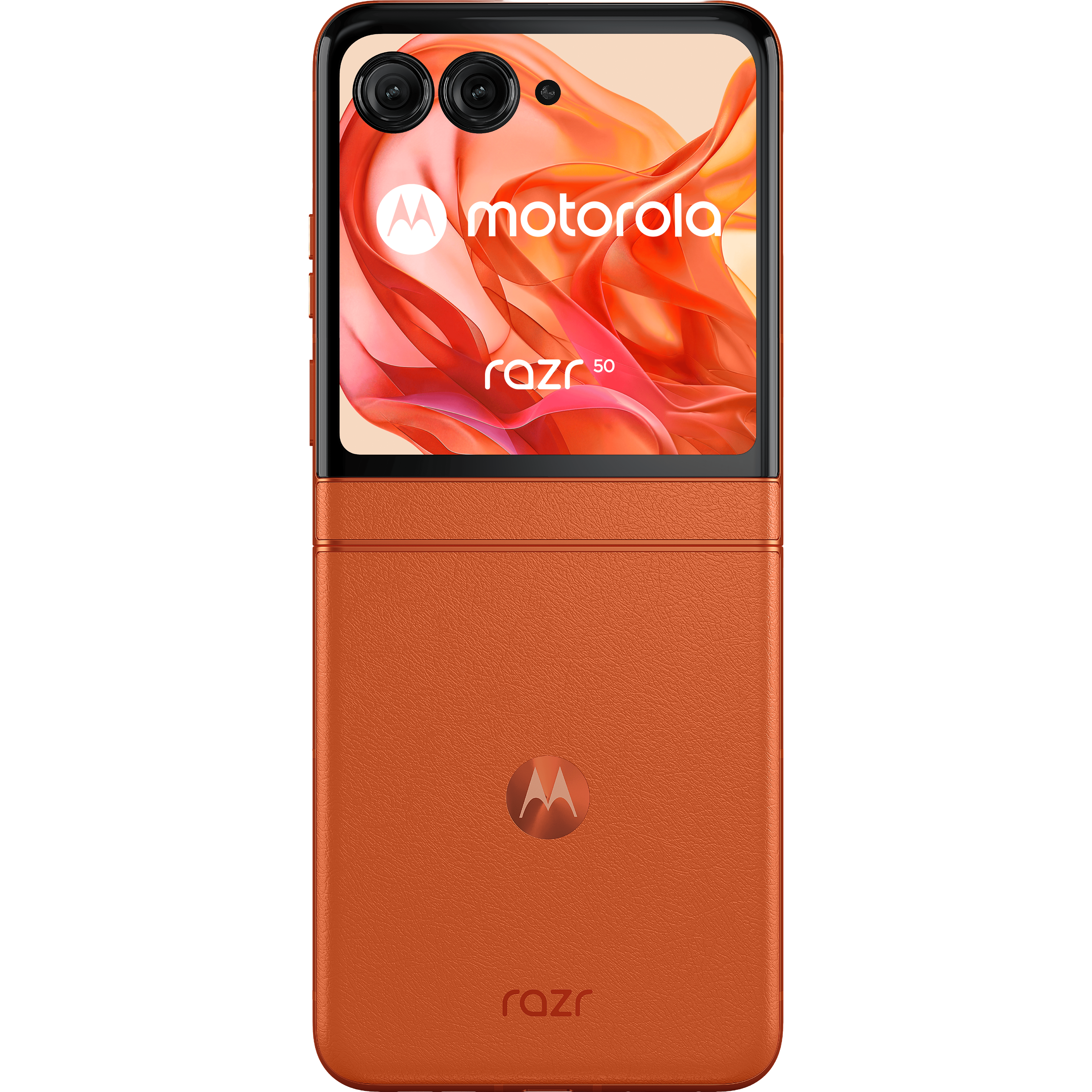 Motorola Razr 50 Spritze Orange - Achterkant