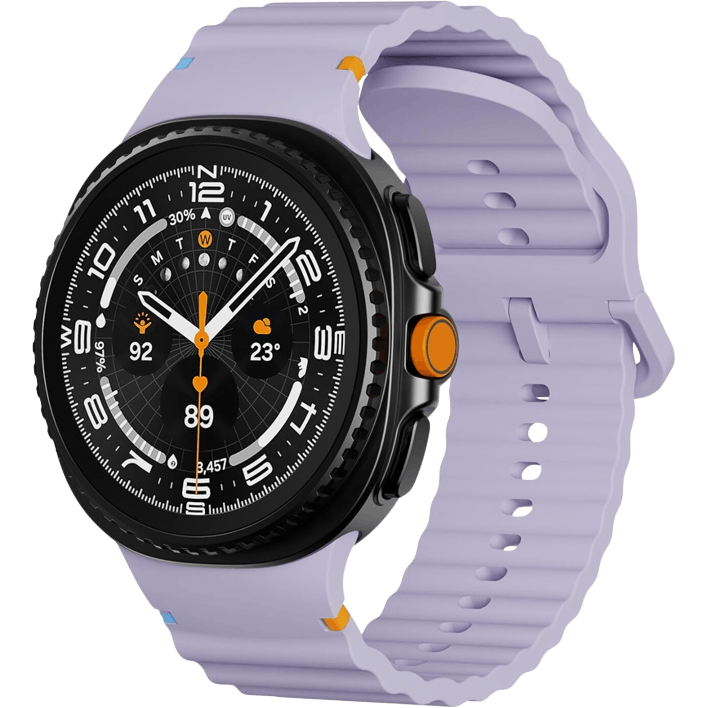 Kalebol Samsung Galaxy Watch8 (Classic) Siliconen Horlogebandje Paars