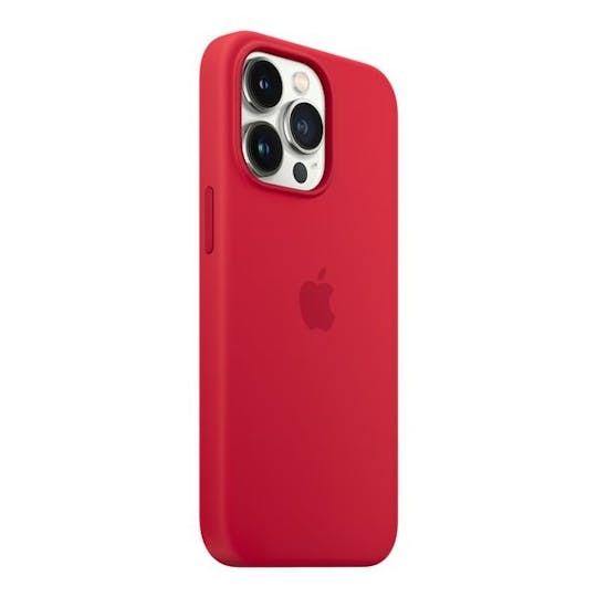 Apple iPhone 13 Pro MagSafe Siliconen Hoesje Rood