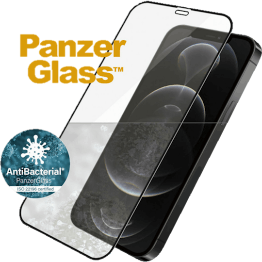 PanzerGlass iPhone 12 (Pro) Screenprotector Black Frame