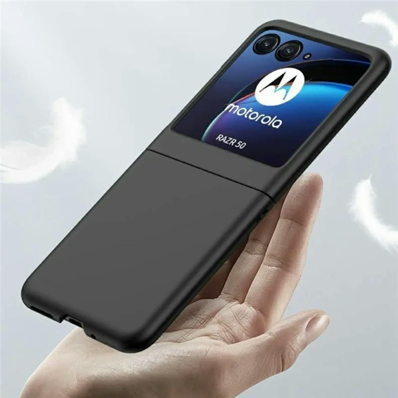 CaseBody Motorola Razr 60 Slim-Fit Beschermhoesje Zwart