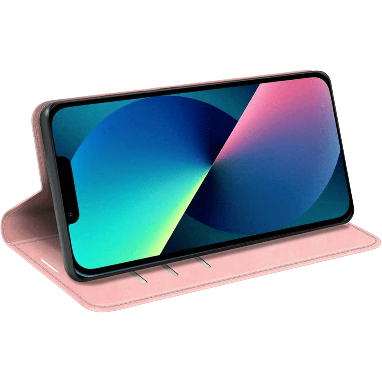 Just in Case iPhone 14 Portemonnee Hoesje Roze