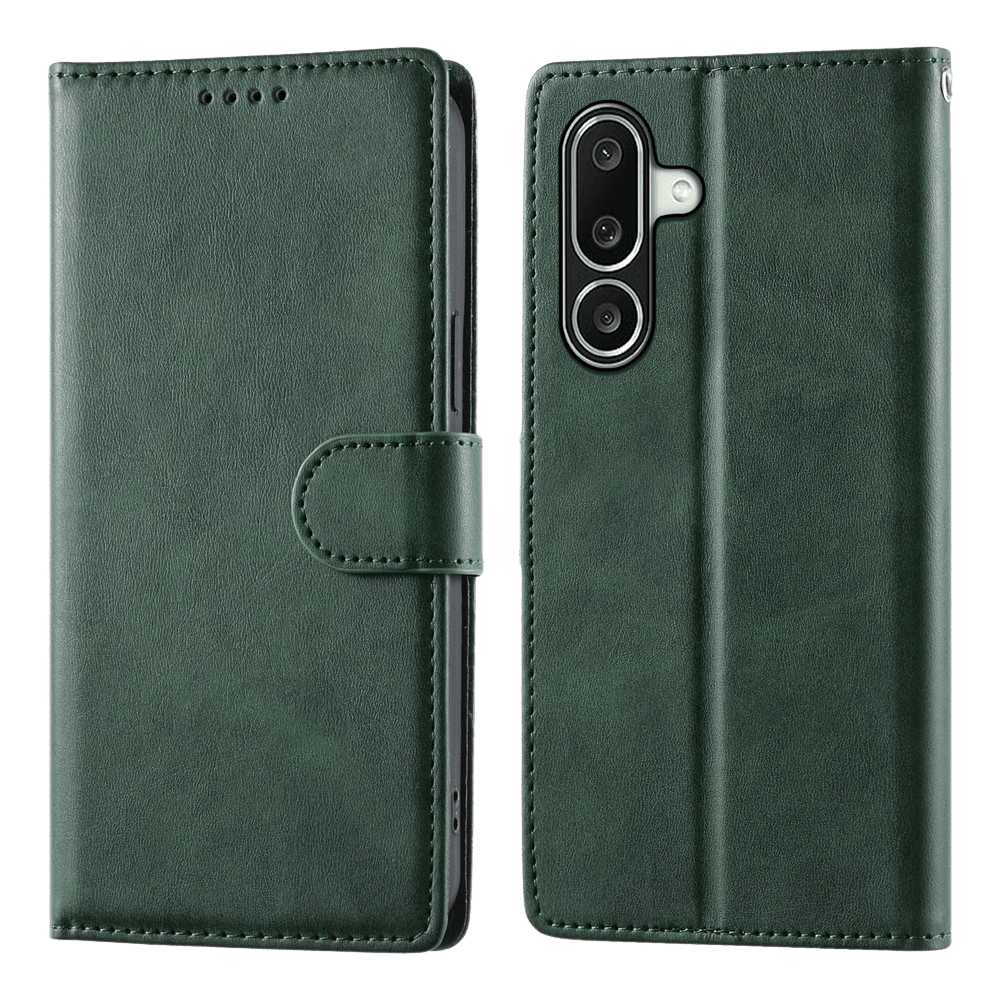 Mocaa Samsung Galaxy A27 Slim-Fit Boek Hoesje Groen