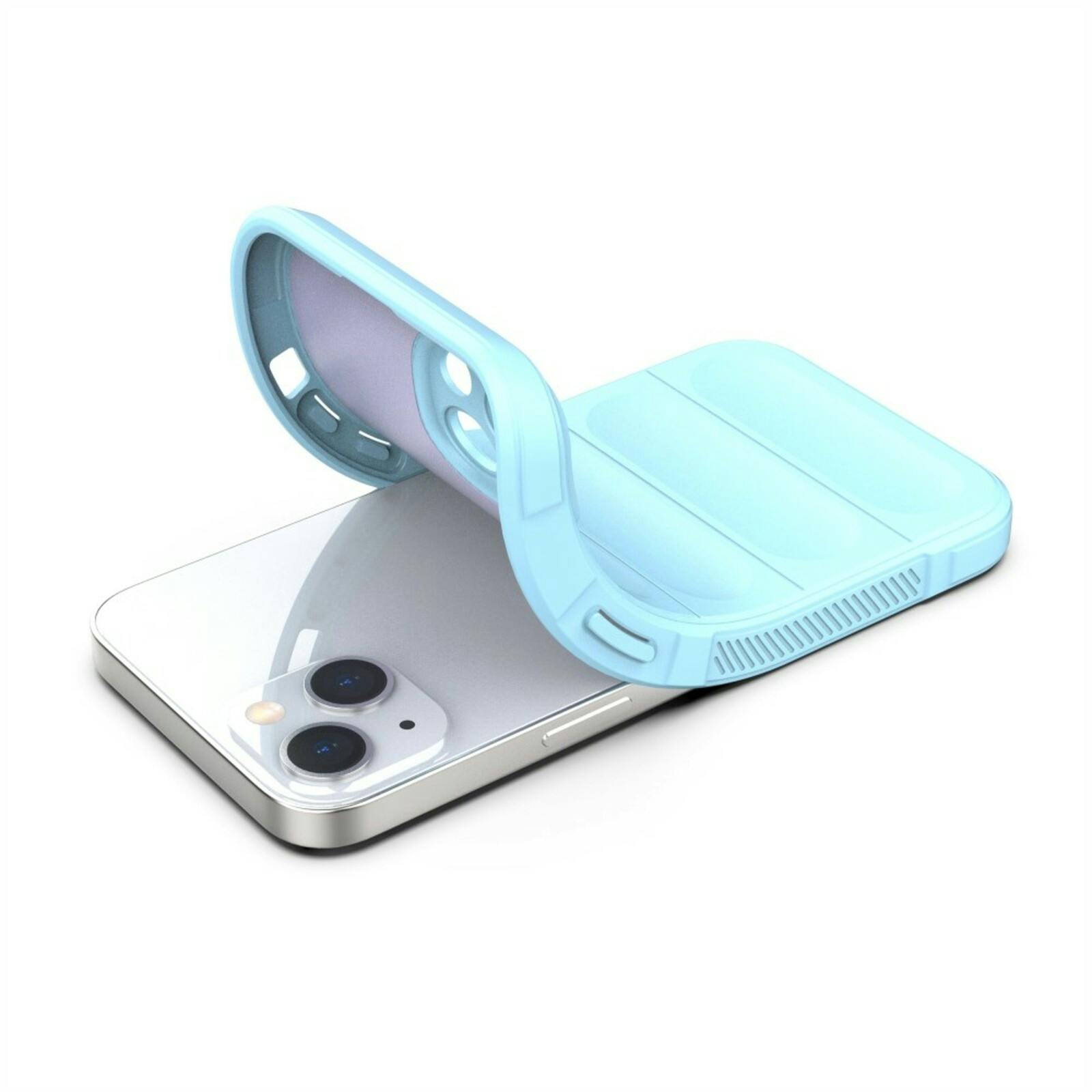 Comfycase iPhone 13 Cushion Case Lichtblauw