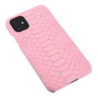 CaseBody iPhone 11 Snakeskin Hoesje Roze