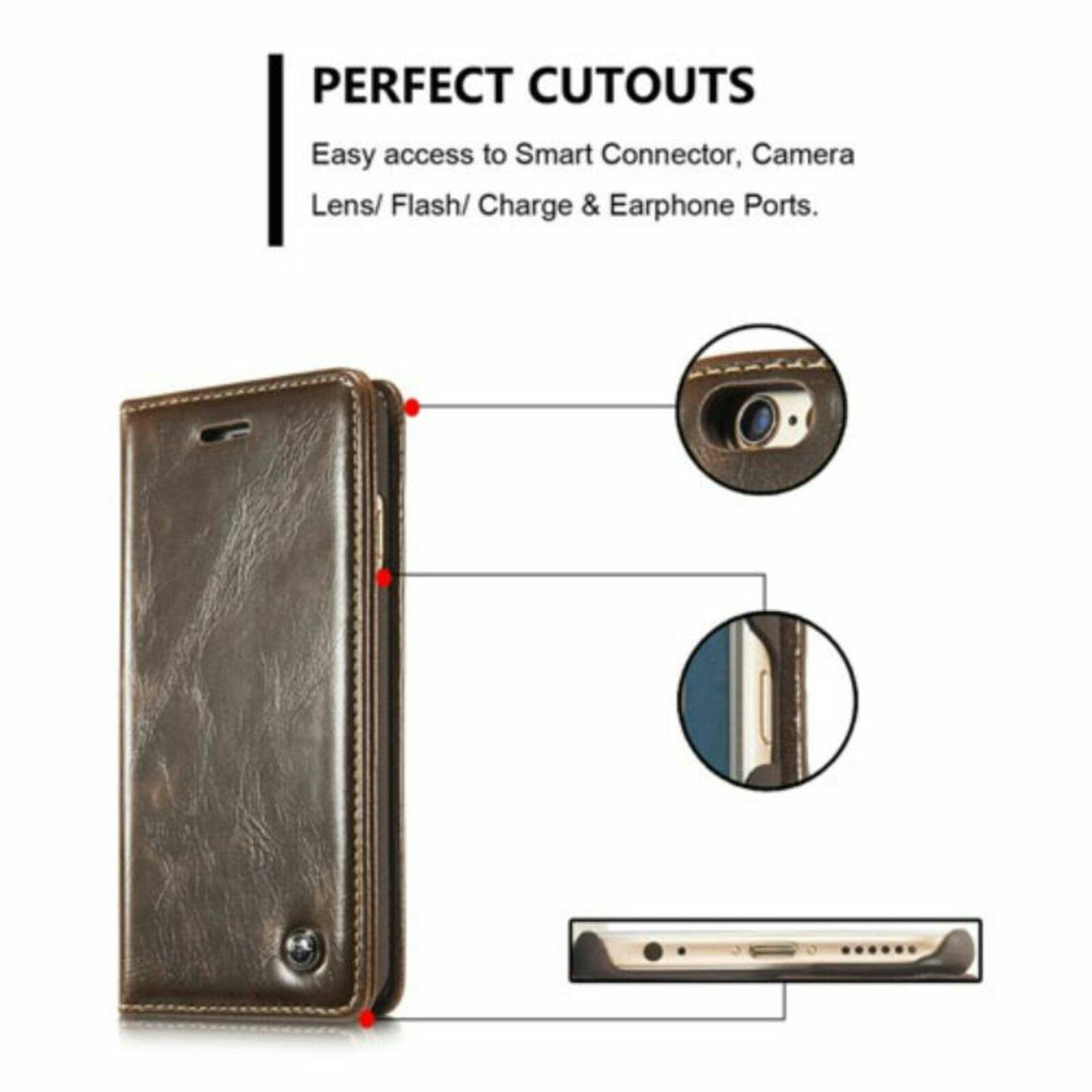 Caseme iPhone 6 / 6s Bookcase Hoesje Bruin