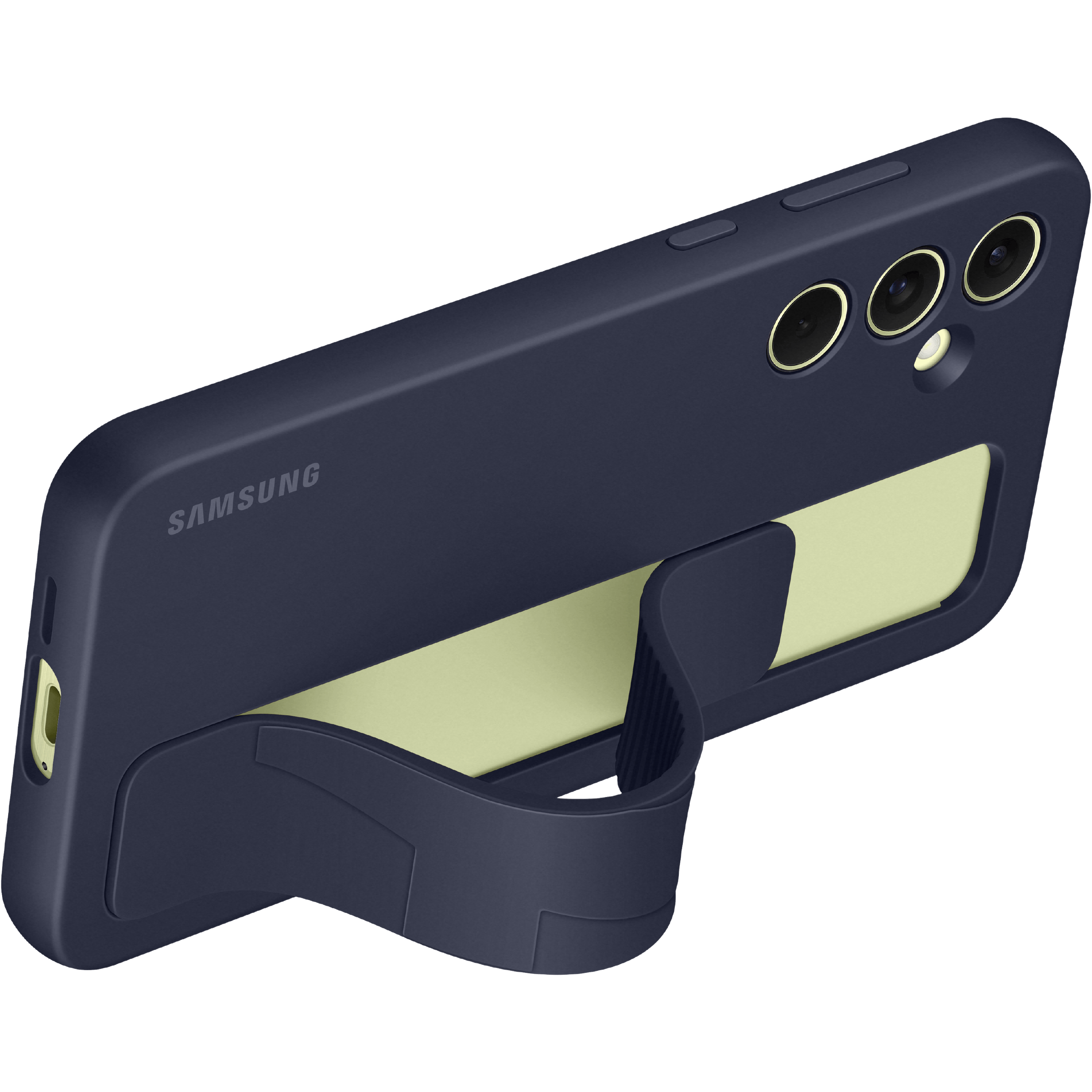 Samsung Galaxy A55 Standing Grip Hoesje Zwart