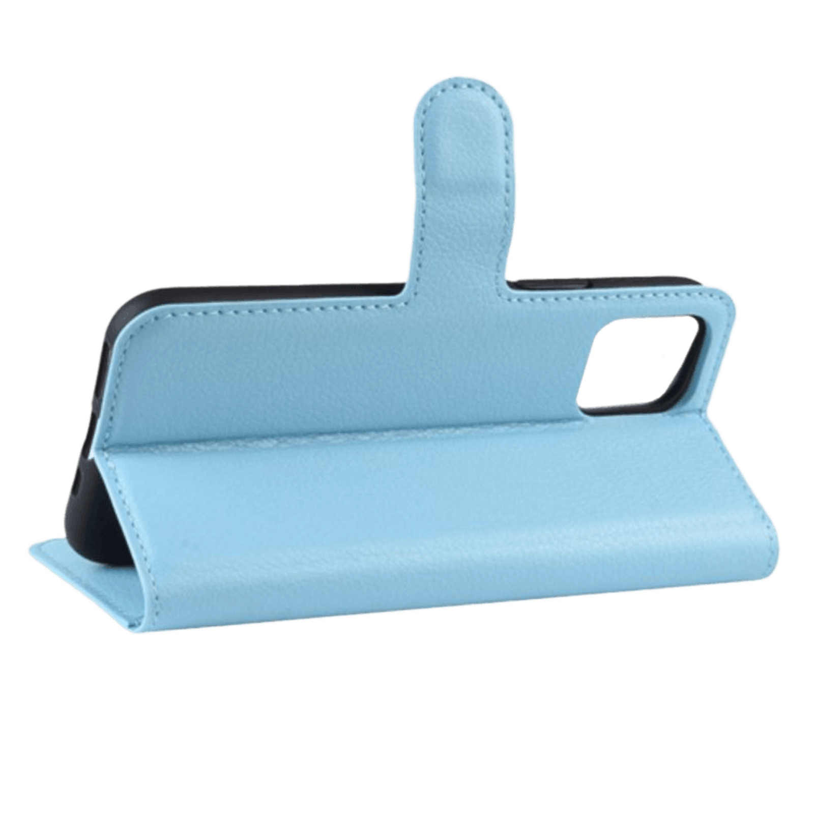 Mocaa iPhone 11 Pro Max Portemonnee Hoesje Pasjes Blauw