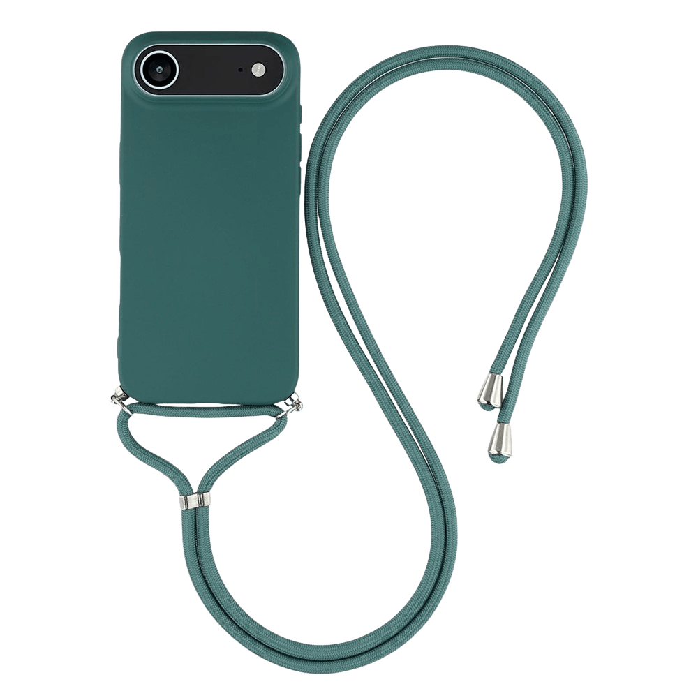 Mocaa Apple iPhone 17 Air Hoesje met Koord Groen