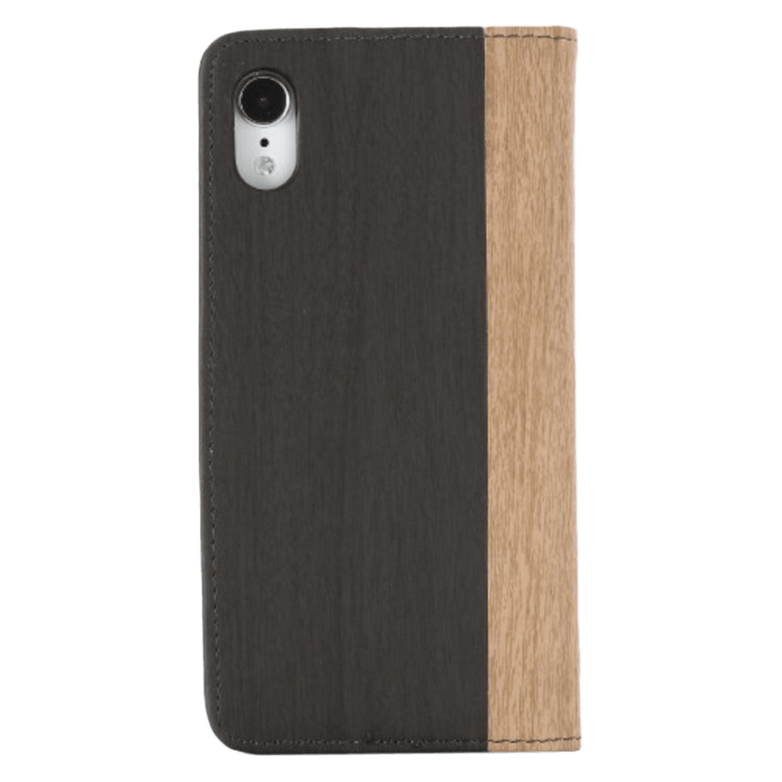 TwoTone iPhone Xs Max WoodWood Bookcase Zwart
