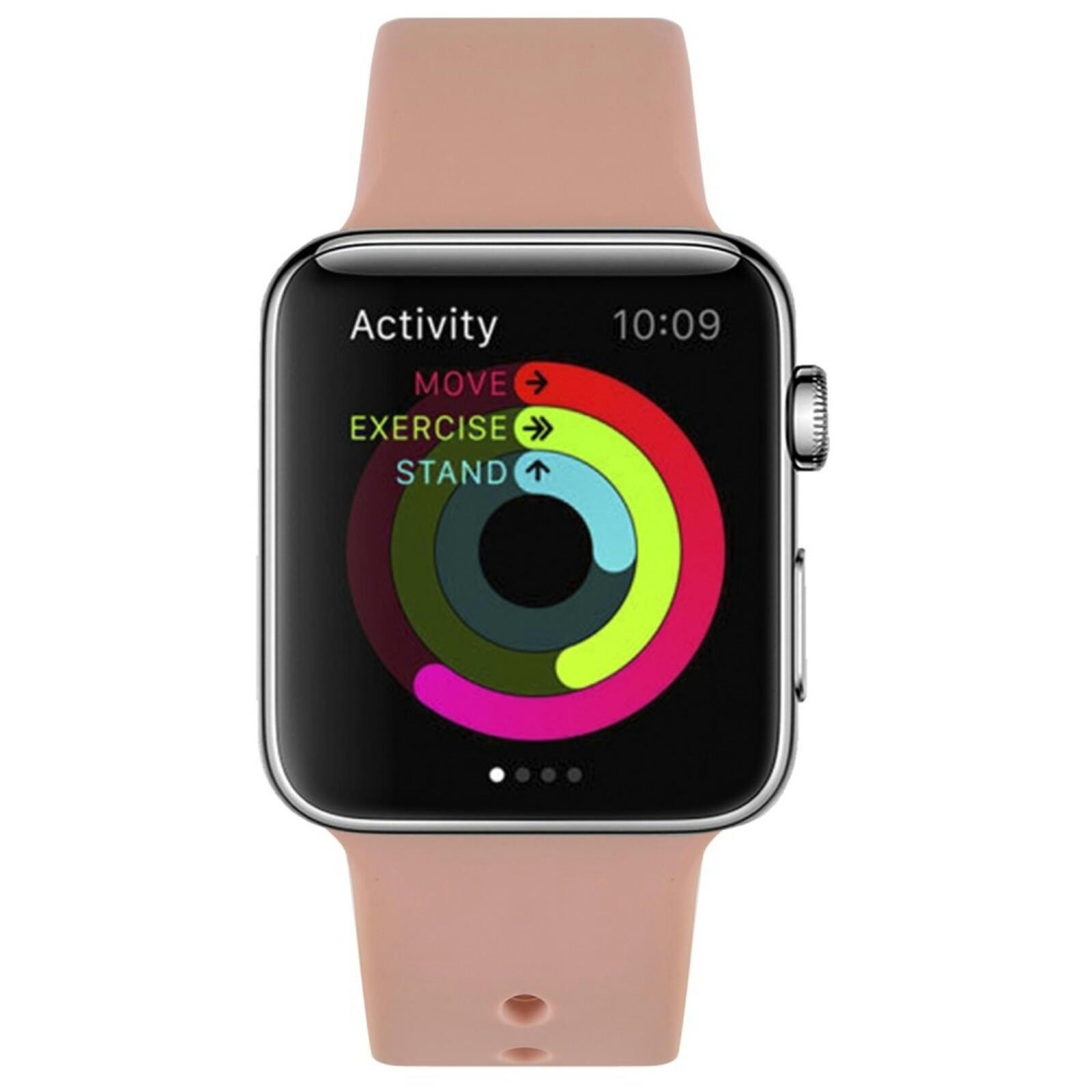 Mocaa Apple Watch Siliconen Horlogebandje 41-42mm Roze