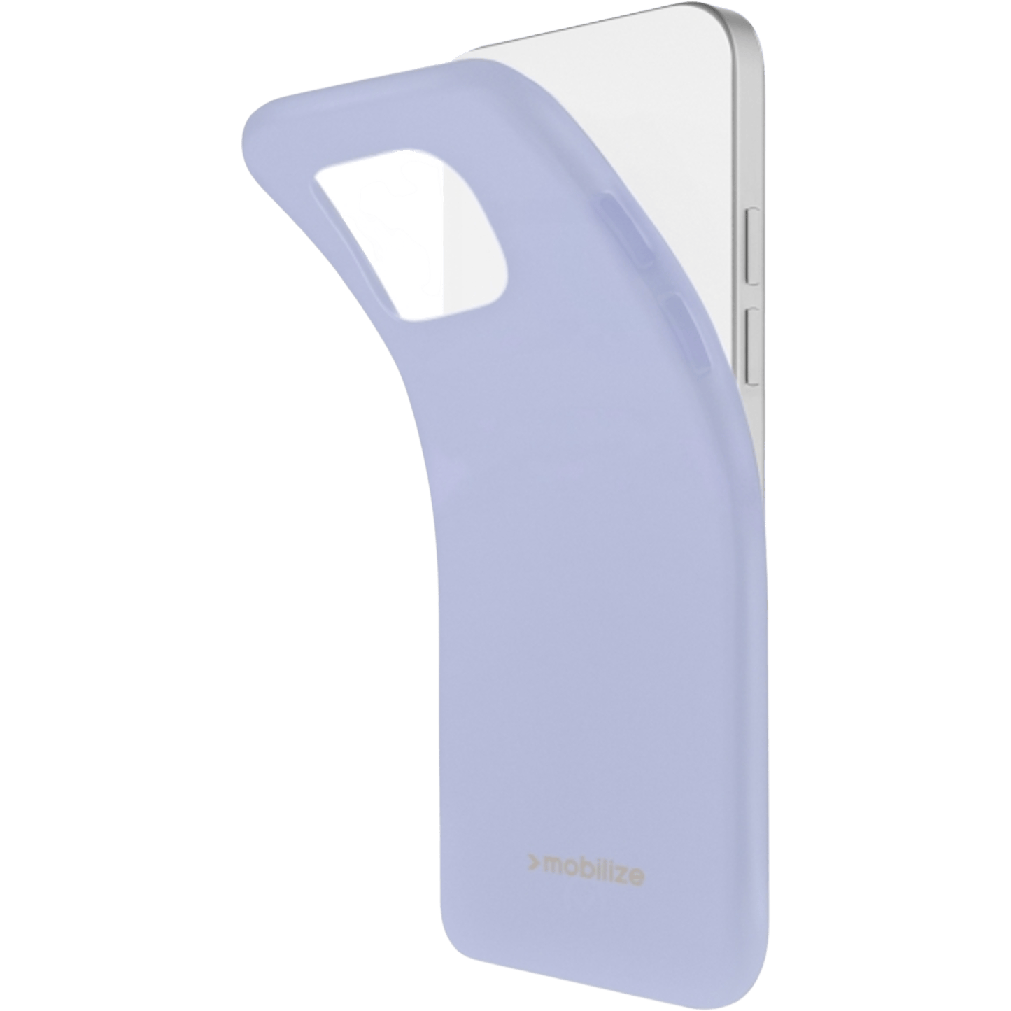 Mobilize Galaxy S23 Ultra Siliconen (TPU) Hoesje Paars - Voorkant