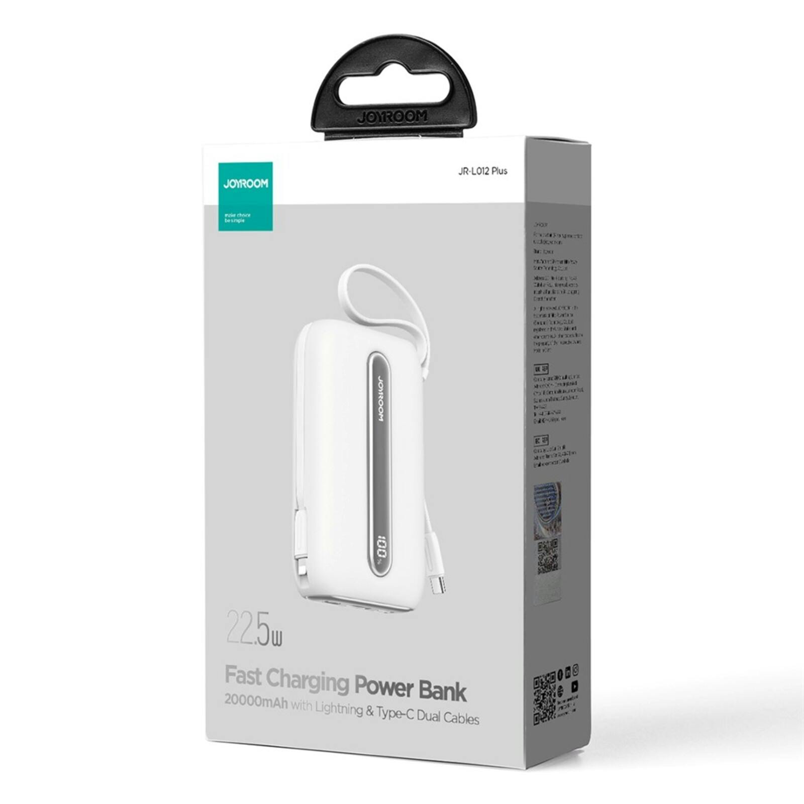 Joyroom Elegance Line Powerbank 20.000mAh Wit