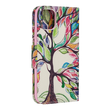 Comfycase iPhone 11 Bookcase Hoesje Colourful Tree