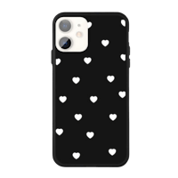 Mocaa iPhone 11 Designz Hearts Case Zwart