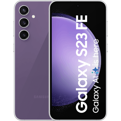 Samsung Galaxy S23 FE 5G Purple - Voorkant & achterkant