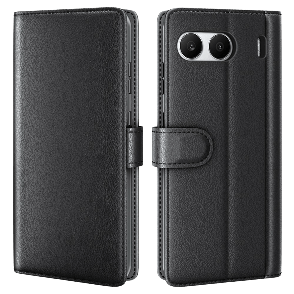 Fonexio OnePlus Nord 4 Luxe Lederen Book Case Zwart