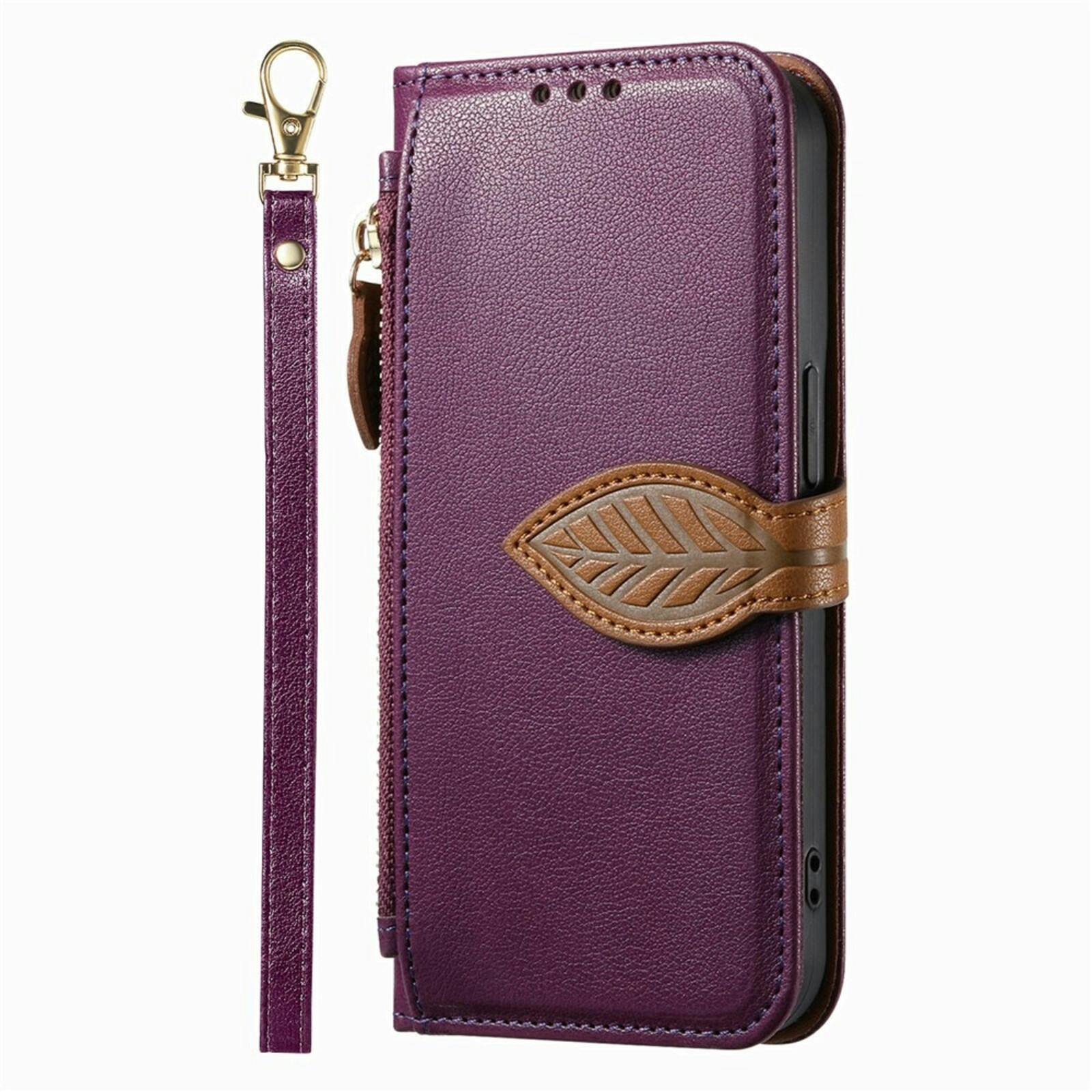 Comfycase Samsung Galaxy S26 FE Book Case met Bladsluiting en Polsband Paars