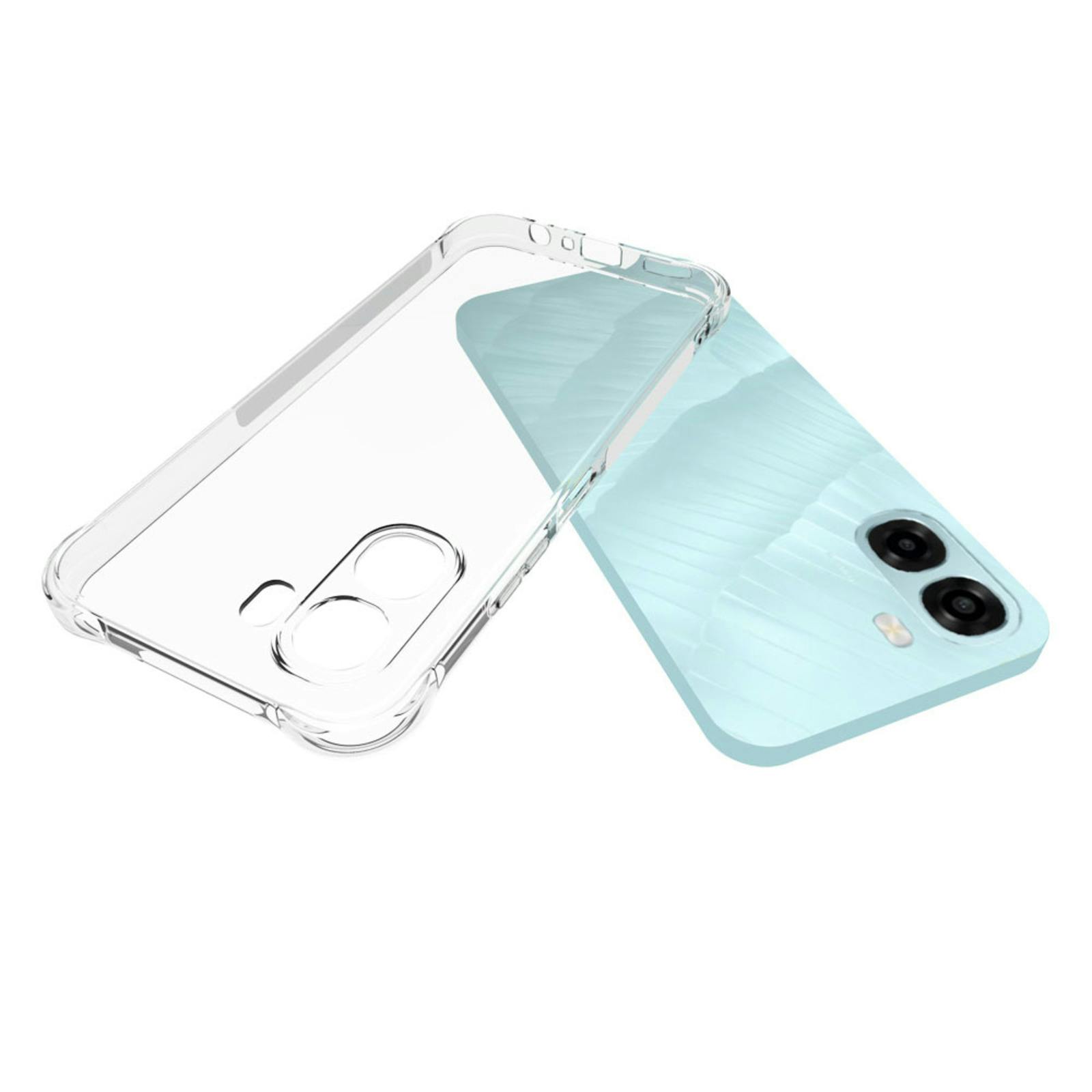 CaseBody OPPO A6x Shockproof Hoesje Transparant