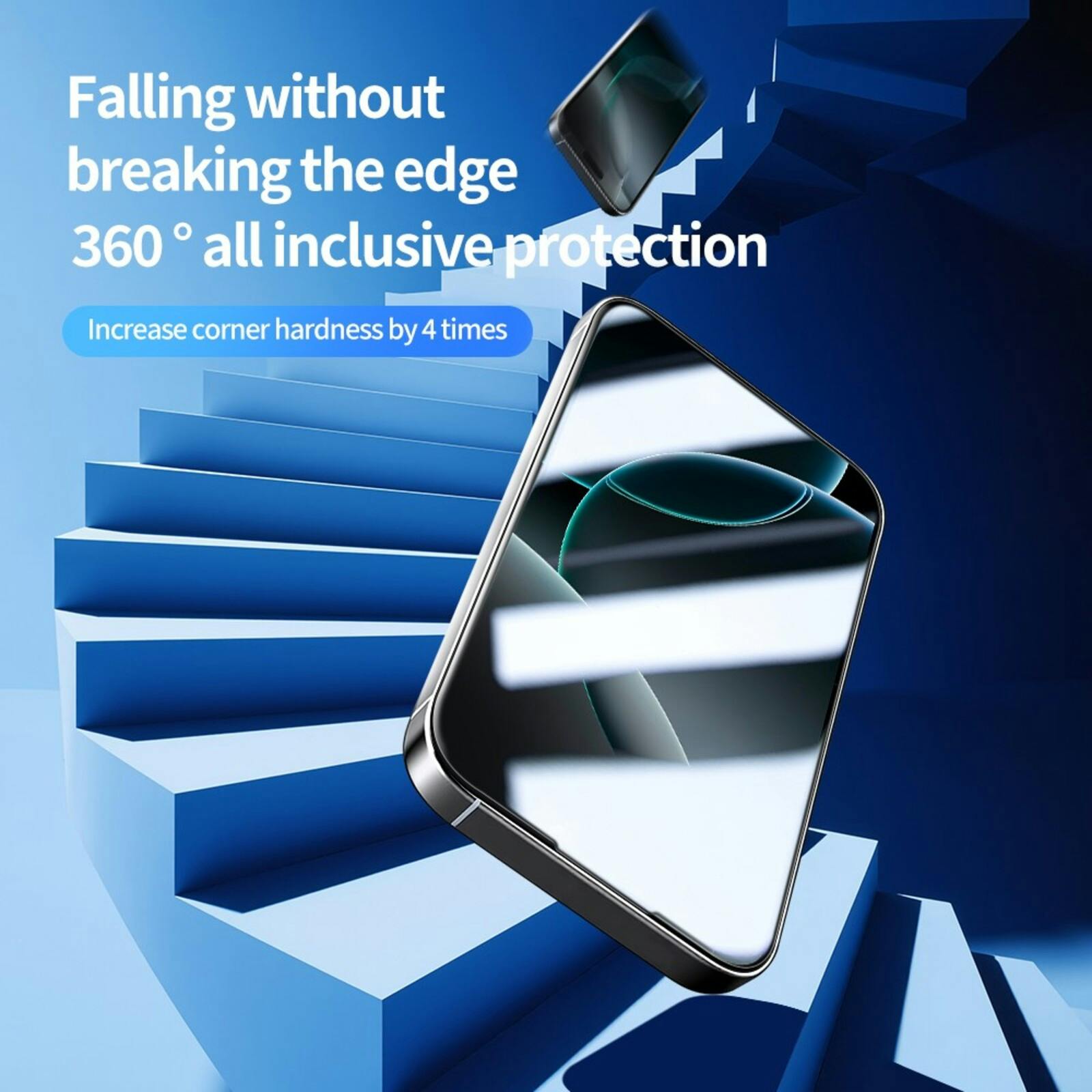 DO AS YOU WISH iPhone 14 Full Screen Tempered Glass Screenprotector Transparant