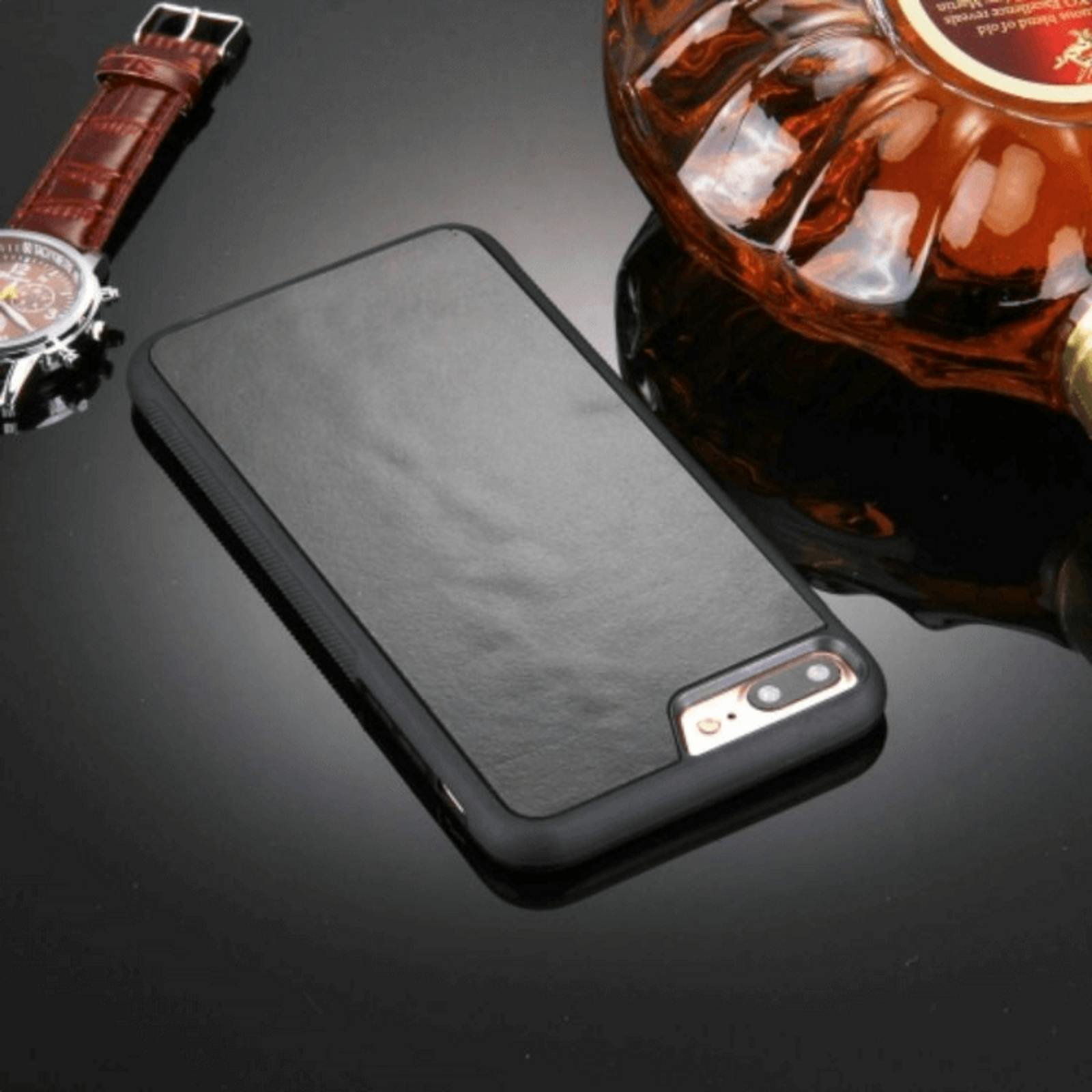 MagiQ iPhone 7 Plus / 8 Plus Sticky Hoesje Zwart