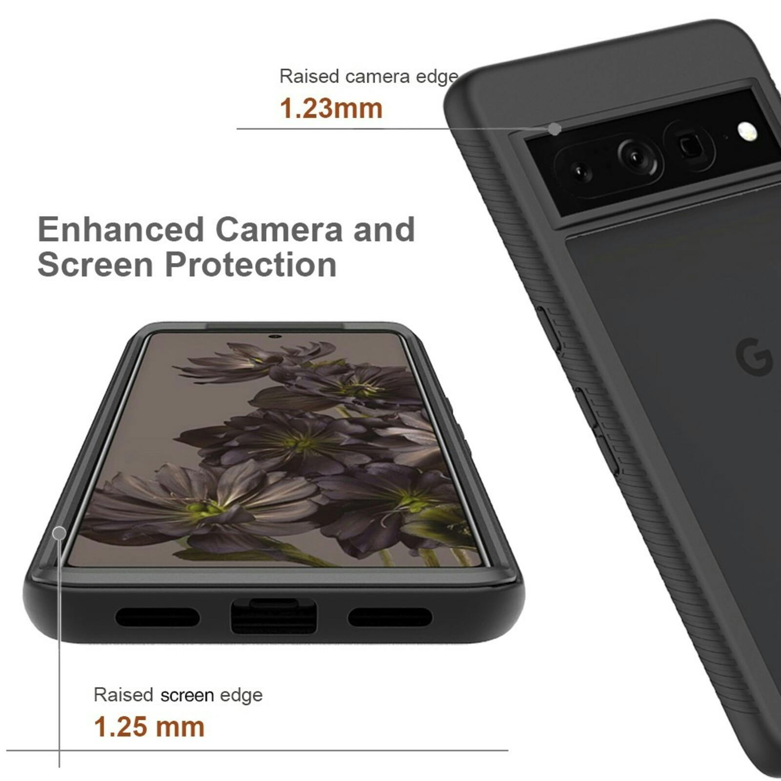 Comfycase Google Pixel 8 Pro Full Protection Cover Transparant