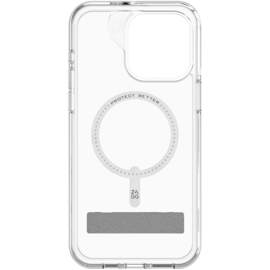 ZAGG iPhone 15 Pro Max Crystal Palace Kickstand Hoesje Transparant