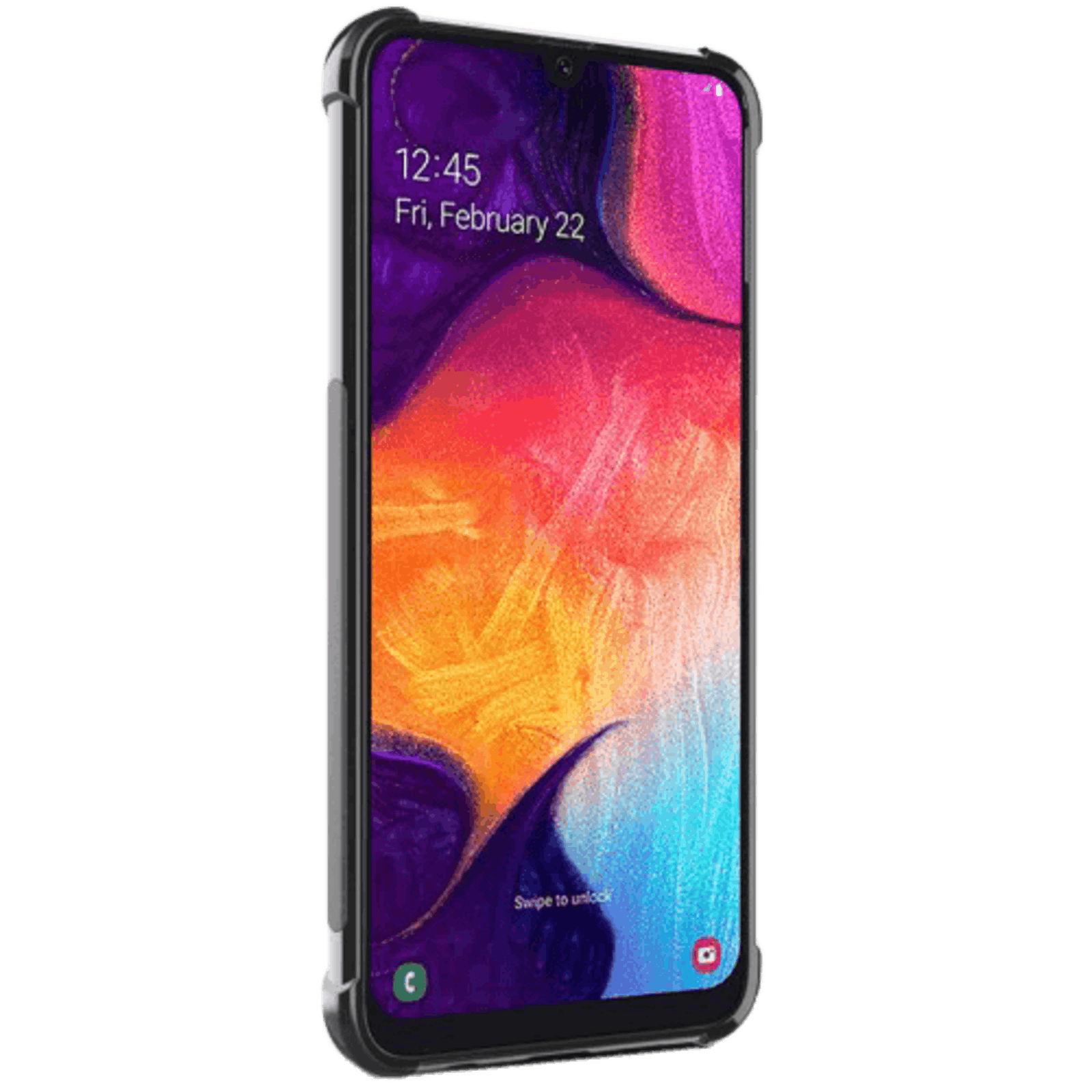Imak Samsung Galaxy A70 Vega Carbon Air Bag Drop Proof Hoesje Grijs