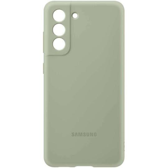 Samsung Galaxy S21 FE Siliconen Hoesje Olive Green