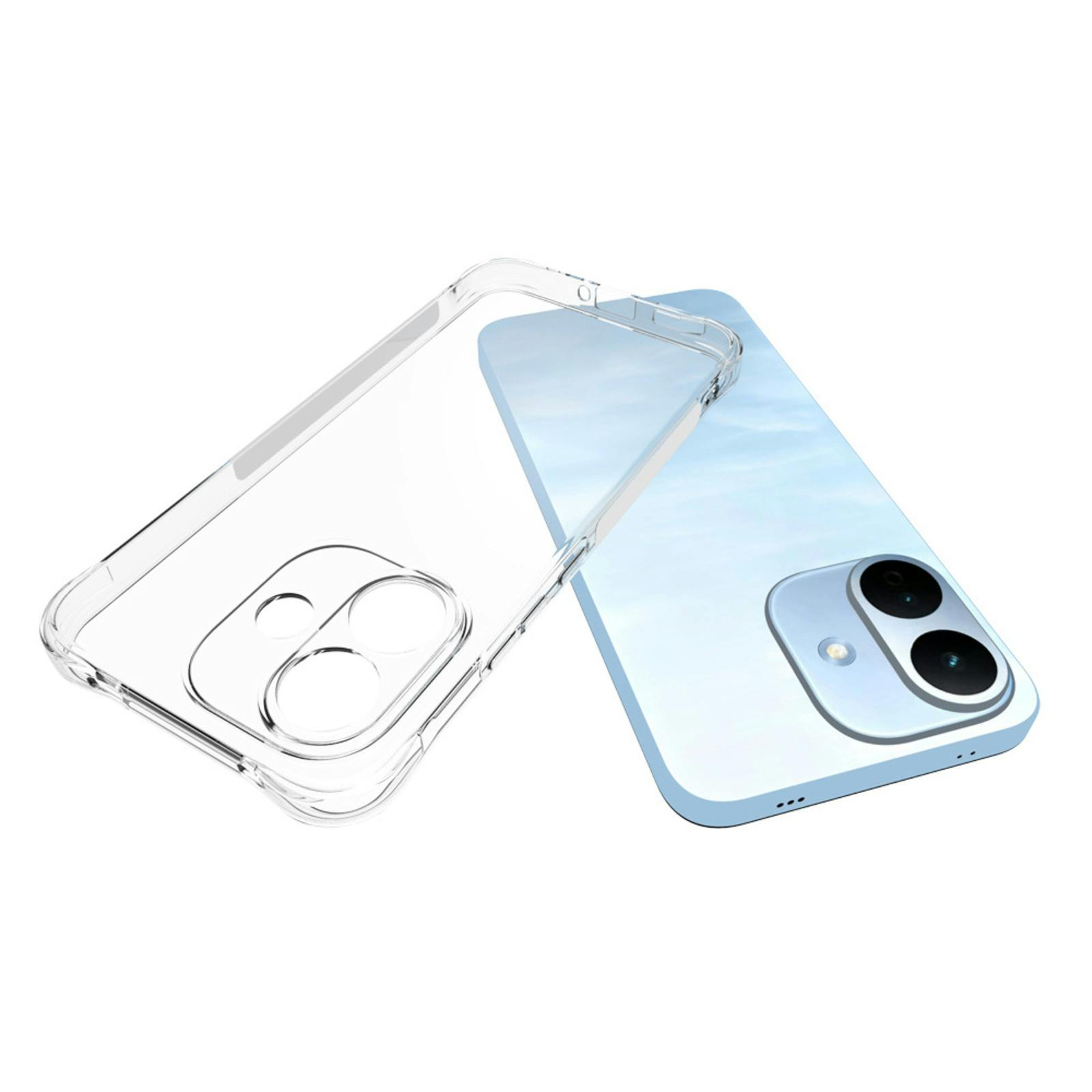 CaseBody Xiaomi Redmi Note 17 Pro Shockproof Hoesje Transparant